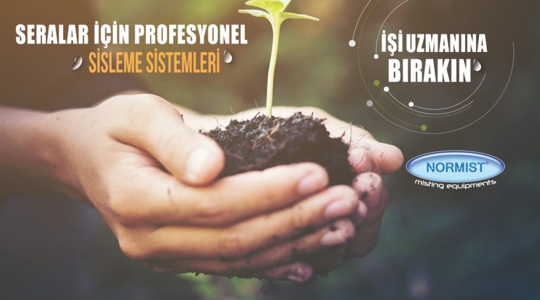 tarımsal sisleme sistemleri, sera sisleme, açık alan tarım sisleme, yüksek basınçlı sisleme, mikroklima tarım